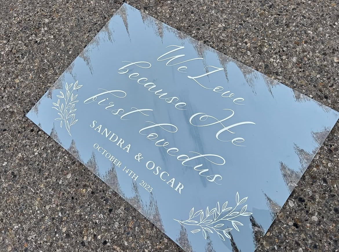 Welcome Sign (Brush stroke)