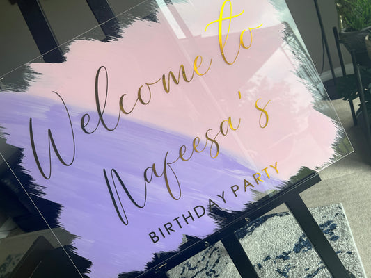 Two-Tone Acrylic Signage