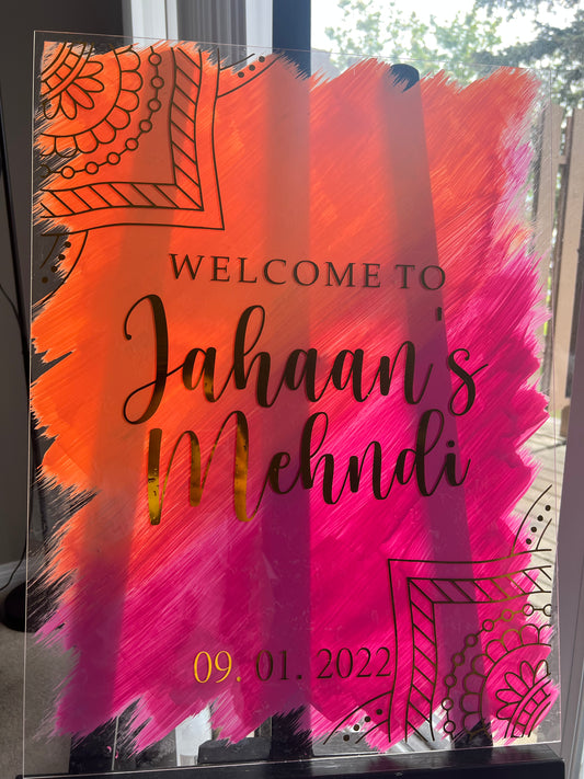 Two-Tone Acrylic Signage