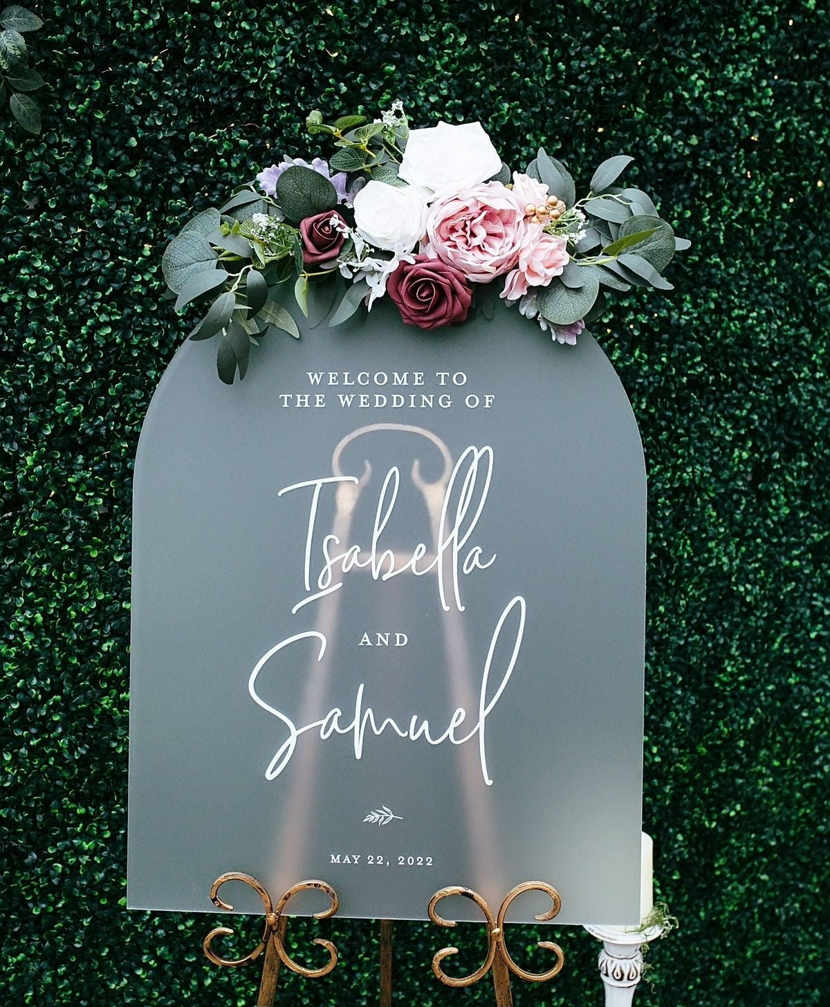 Solid Acrylic Signage