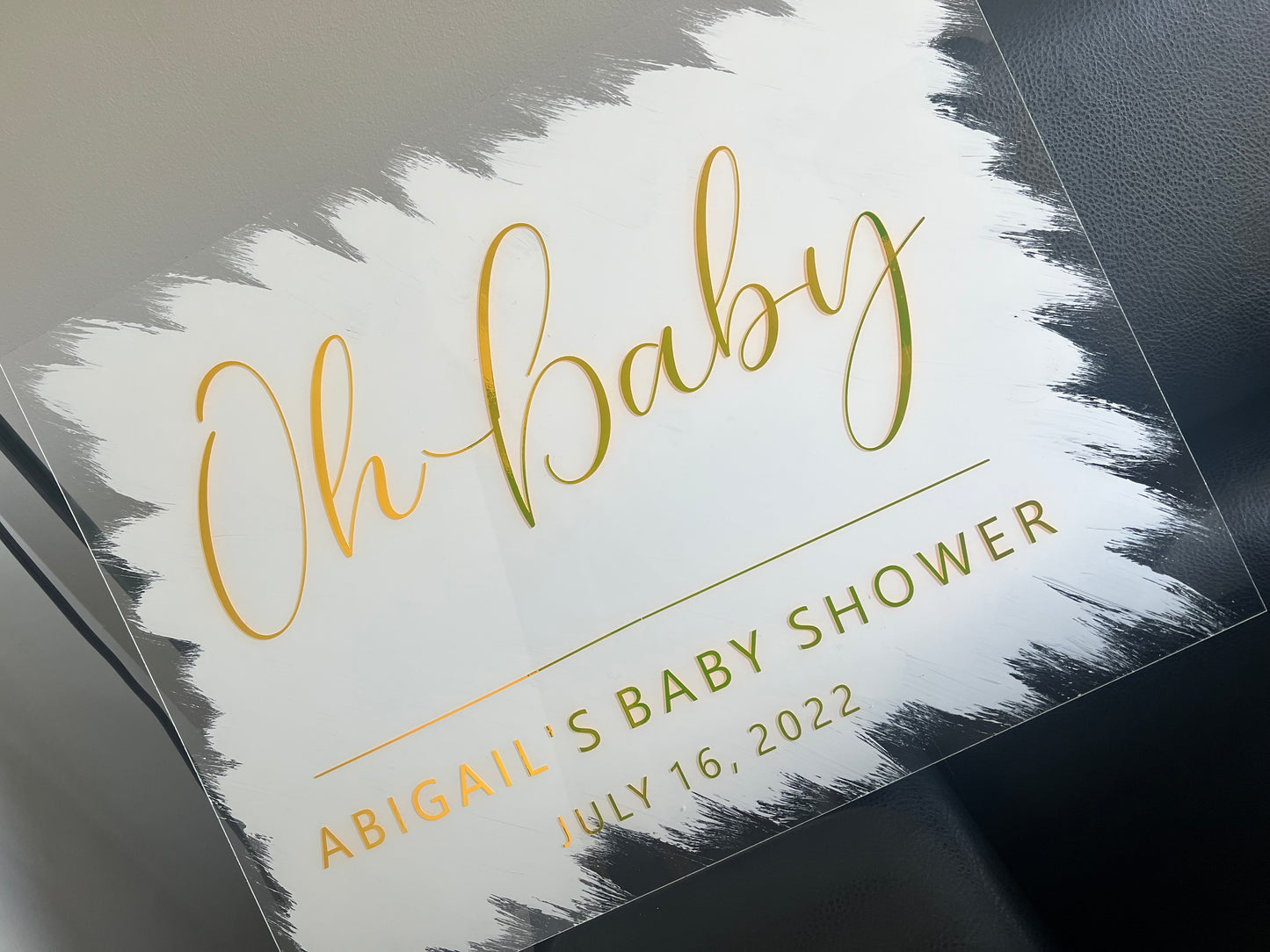 Welcome Sign (Brush stroke)