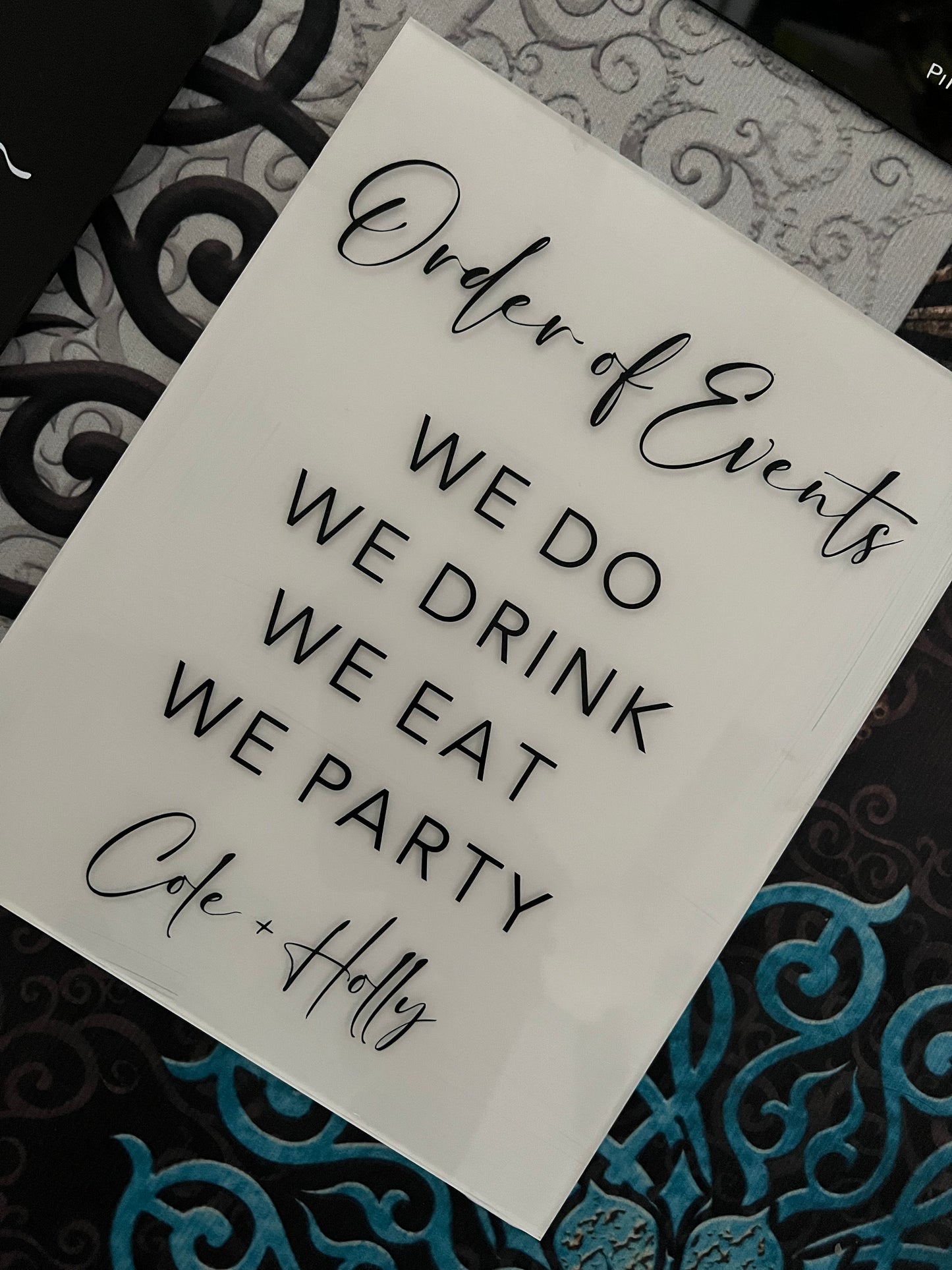 Mini Acrylic Signs