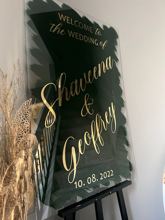 Welcome Sign (Brush stroke)